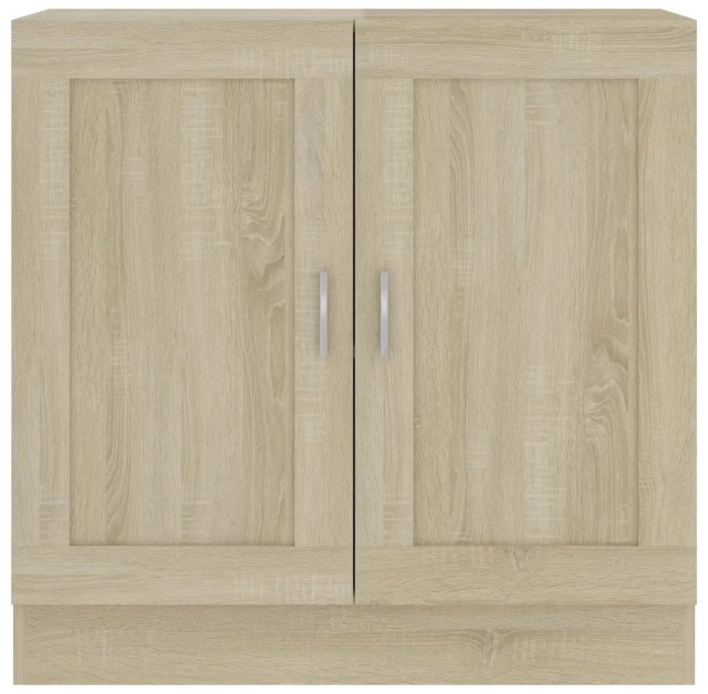 vidaXL Βιβλιοθήκη Χρώμα Sonoma Δρυς 82,5 x 30,5 x 80 εκ. Επεξ. Ξύλο