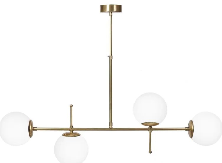 Φωτιστικό Οροφής Πολύφωτο Heronia Luna Gold/White 01-0423