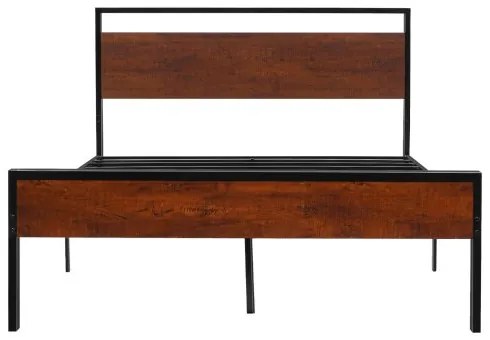 VEVOR Full Size Metal Platform Bed Frame with Headboard &amp; Under-Bed Storage 14in
