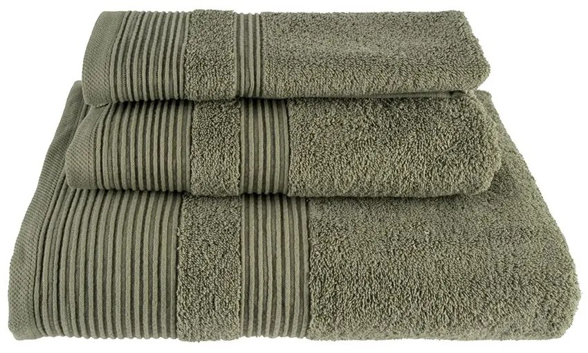 Πετσέτα 914 Olive Astron Hand 30x50cm 100% Βαμβάκι