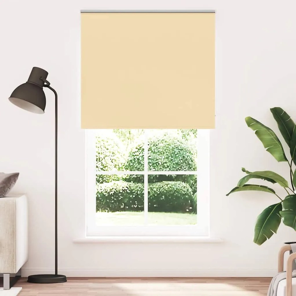 Roller Blind Blackout Μπεζ 130x210 cm Πλάτος υφάσματος 126,6cm - Μπεζ