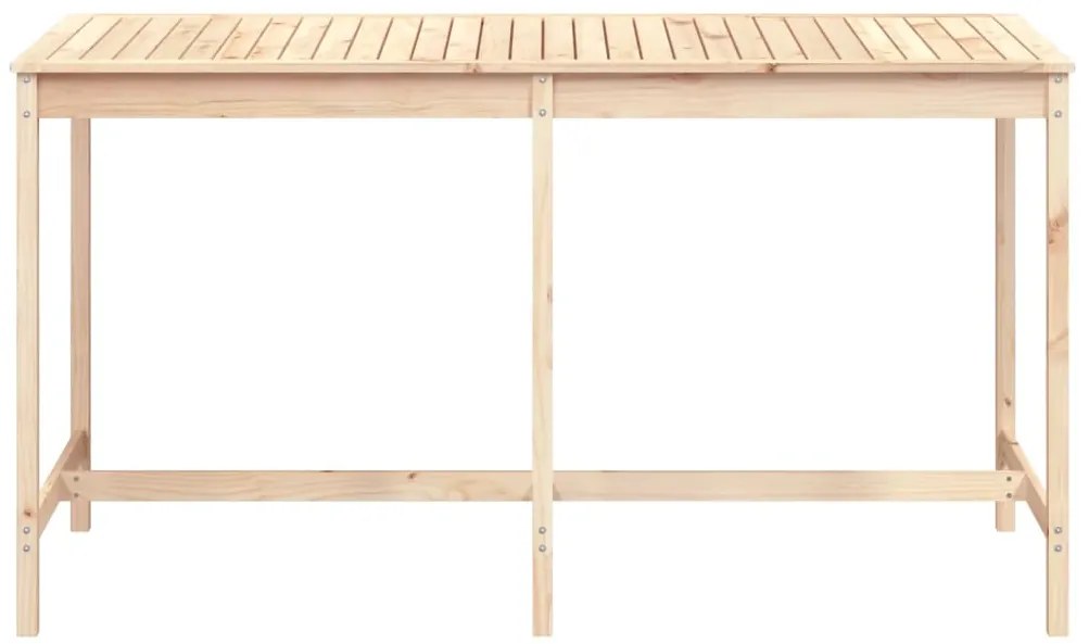 vidaXL Τραπέζι Κήπου 203,5 x 90 x 110 εκ. από Μασίφ Ξύλο Πεύκου