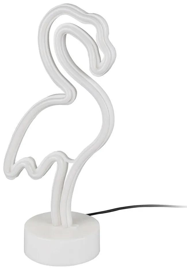 Επιτραπέζιο Φωτιστικό Παιδικό Led Flamingo R55240101 White RL Lighting Πλαστικό