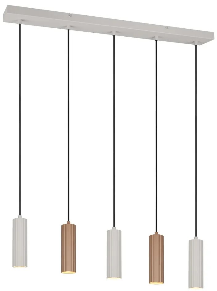 Φωτιστικό Κρεμαστό Trio Lighting SOKA 367700565 Καφετί (Coffee)