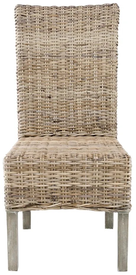 Artekko Rattan Καρέκλα Ξύλο Ρατάν σε Φυσική Απόχρωση (48x62x103)cm