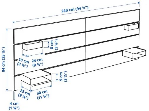 NORDLI κεφαλάρι, 140/160 cm 103.729.76