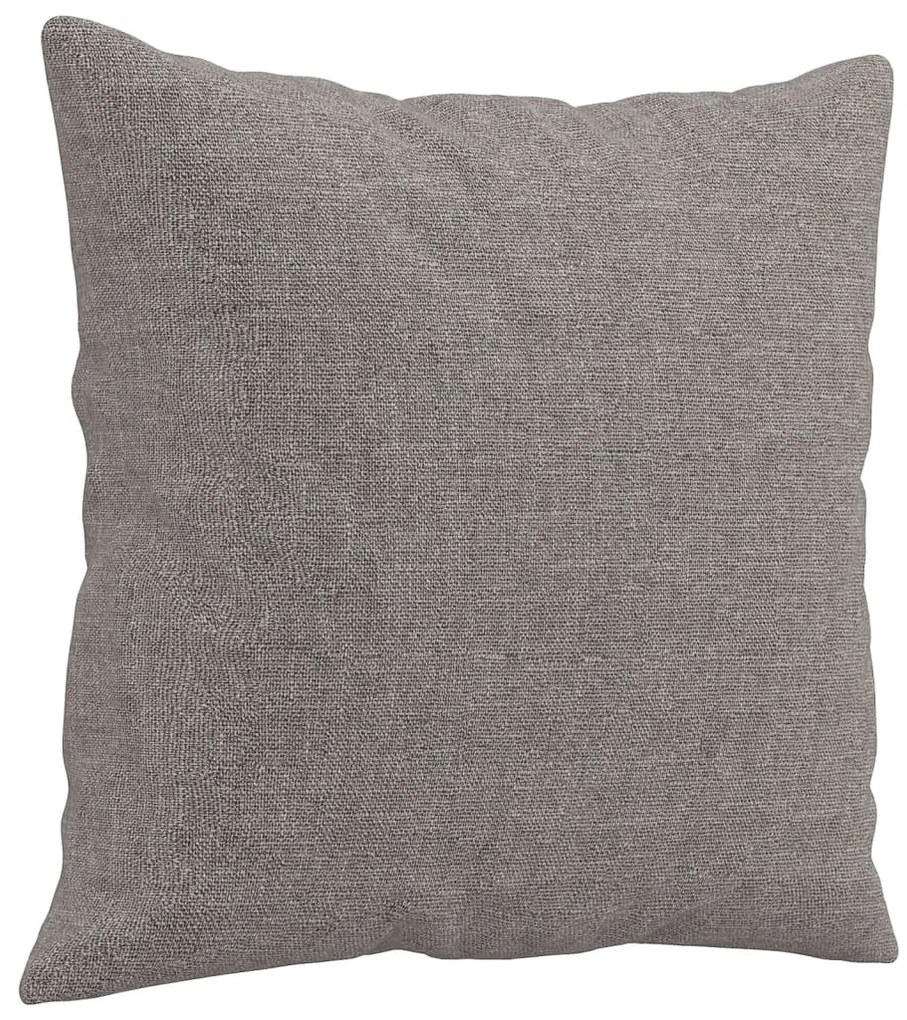 vidaXL Καναπές Τριθέσιος Taupe 180 εκ. Υφασμάτινος με Μαξιλάρια