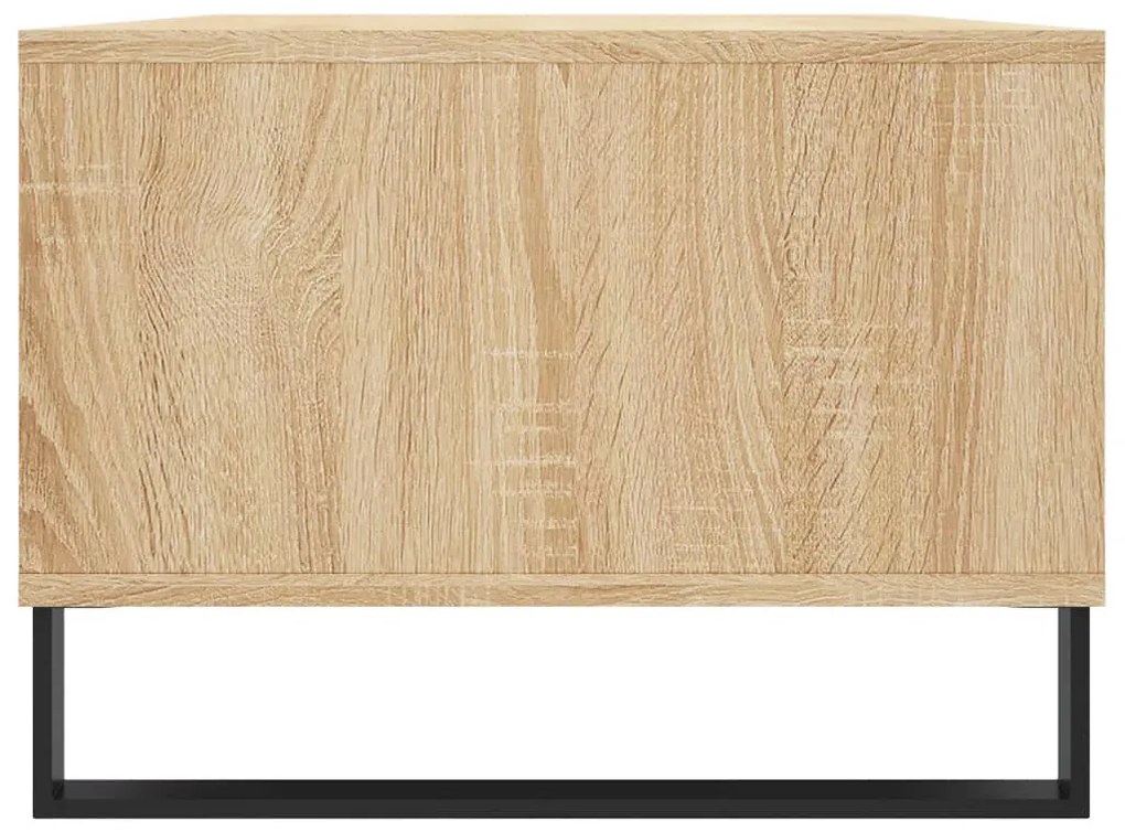 vidaXL Τραπεζάκι Σαλονιού Sonoma Δρυς 90x50x36,5 εκ. Επεξεργασμ. Ξύλο