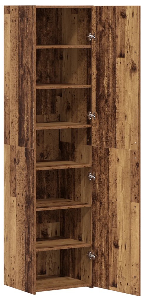 vidaXL Υψηλόμπαρο Φθαρμένο Ξύλο 45x42.5x185 εκ. MDF