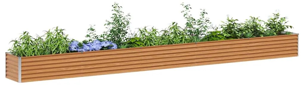 vidaXL Υπερυψωμένη Ζαρντινιέρα 485 x 50 x 36 εκ. Επικαλυμμένος Χάλυβας