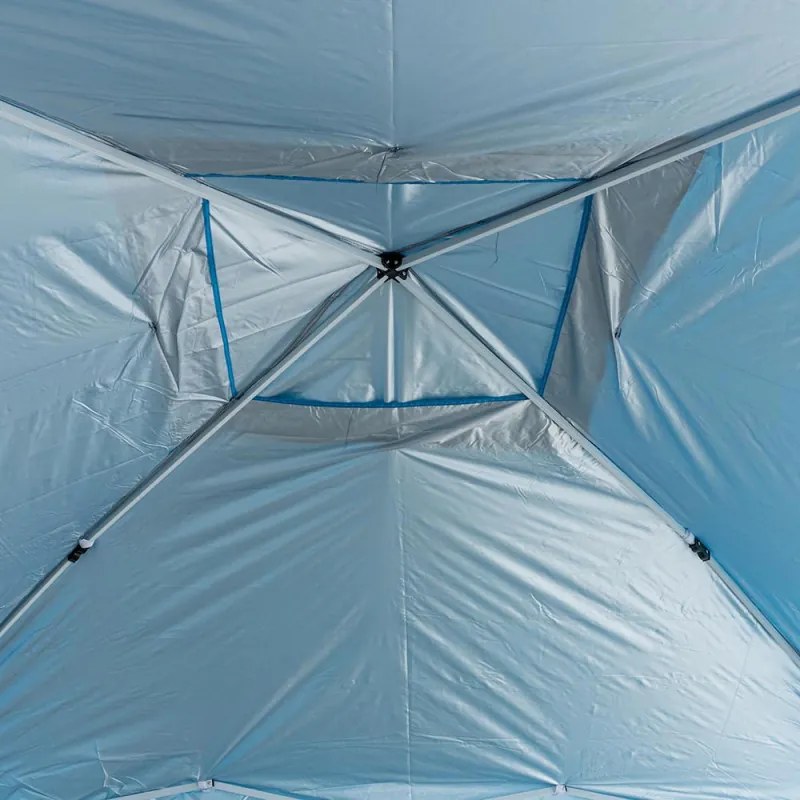 Αναδιπλούμενη σκηνή Muhler 1006066, 3x3 m, ύψος 2,4 m, POP UP, μπλε