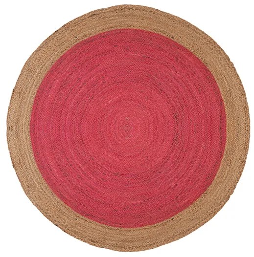 Τάπετο Γιούτα Coral Round Δ150 - Nef-Nef Homeware