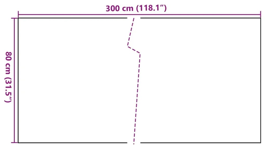 ΔΙΑΧΩΡΙΣΤΙΚΟ ΒΕΡΑΝΤΑΣ ΑΝΟΙΧΤΟ ΚΑΦΕ 300X80 ΕΚ. ΣΥΝΘΕΤΙΚΟ ΡΑΤΑΝ 156265