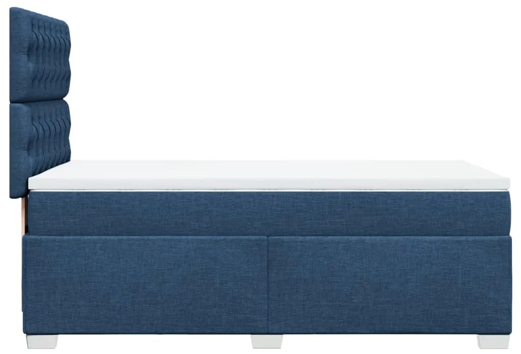 ΚΡΕΒΑΤΙ BOXSPRING ΜΕ ΣΤΡΩΜΑ ΜΠΛΕ 90X200 ΕΚ.ΥΦΑΣΜΑΤΙΝΟ 3290384