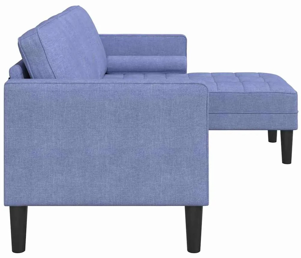 vidaXL Σετ Καναπέ Μπλε τζιν 173 x 131 x 67 εκ ύφασμα