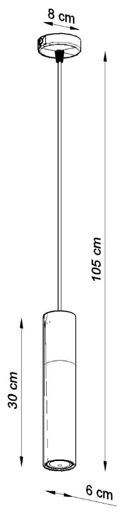 Sollux Κρεμαστό φωτιστικό Pablo 1,χάλυβας, ξύλο,1xGU10/40w