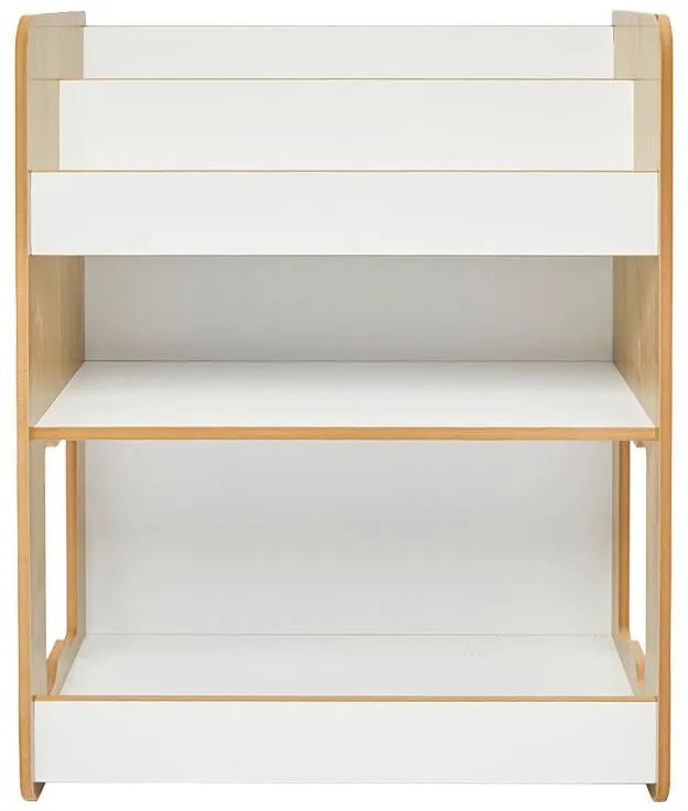 Ραφιέρα Seagull φυσικό-λευκό mdf 57x34x70εκ 57x34x70 εκ.