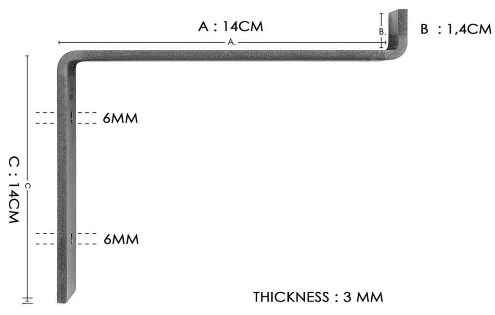 ΡΑΦΙΕΡΑ ΤΟΙΧΟΥ ΣΕ ΚΑΡΥΔΙ ΧΡΩΜΑ HM8997.01 60x14x16 εκ. (1 Τεμμάχια)