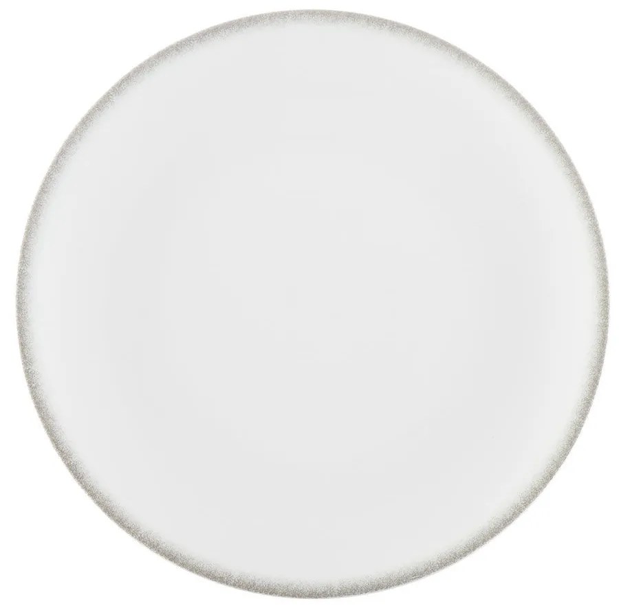 Πιάτο Ρηχό Πορσελάνινο Pearl White 27cm - Estia