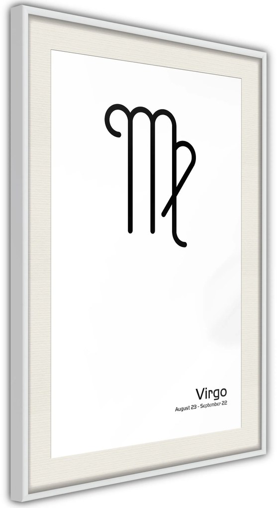 Αφίσα - Zodiac: Virgo II - 40x60 - Μαύρο - Με πασπαρτού