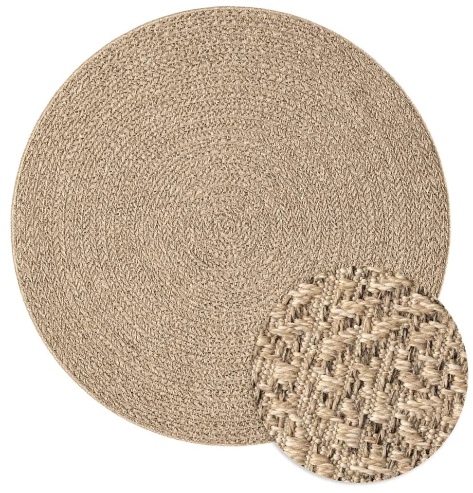 Χαλί ZIZUR Όψη Γιούτας Εσωτ. & Εξωτ. Χώρου 90 εκ.