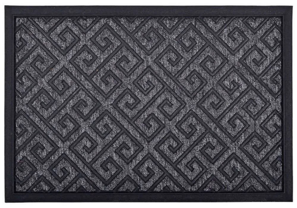 Πατάκι Εισόδου 827541 40x60cm Grey-Black Ankor 40Χ60 40x60cm