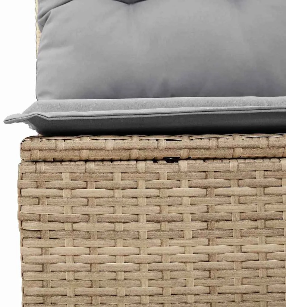 vidaXL Σετ Καναπέ Κήπου 8 pcs Μπεζ συνθετικό ρατάν