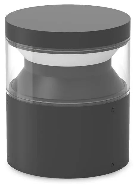 Φωτιστικό Δαπέδου Boeing H015 346670 3000K 1700lm 13x15cm Black Ideal Lux