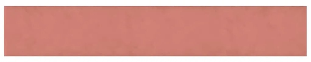 vidaXL Πάνελ Τοίχου 12 τεμ. Ροζ 90x15 εκ. 1,62 μ² Βελούδινα