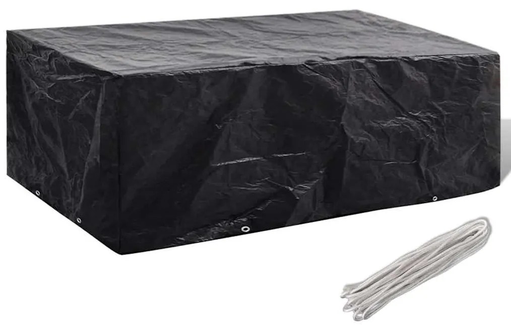 vidaXL Κάλυμμα Επίπλων Κήπου με 8 Κρίκους 200 x 160 x 70 εκ.