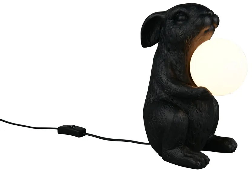 Φωτιστικό Επιτραπέζιο Reality Lighting -RL RABBIT R56511002 Μαύρο Ματ (Black Mat)