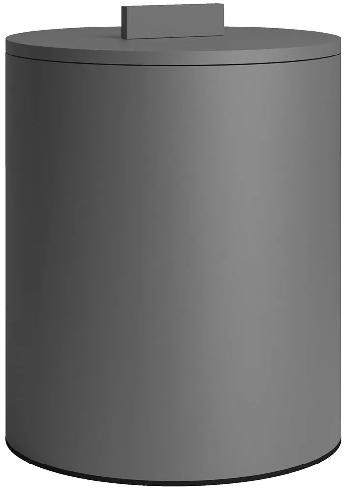Κάδος Απορριμμάτων 2326-163 Φ20x25cm 6lt Matt Concrete Grey Pam&amp;Co Stainless Steel