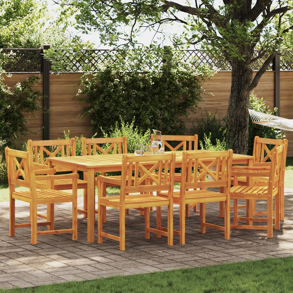 vidaXL Καρέκλες 8 τεμάχια 56x55.5x90 εκ. από Μασίφ Ξύλο Ακακίας