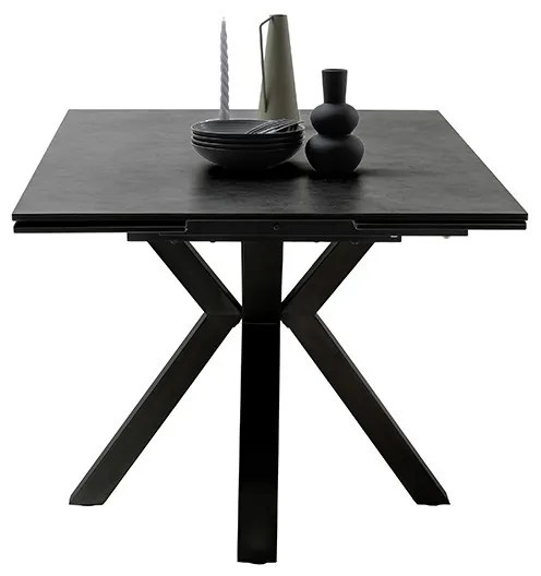 Bali Καρεκλα Relax Μαύρη + Υποπόδιο 83x86x102 cm