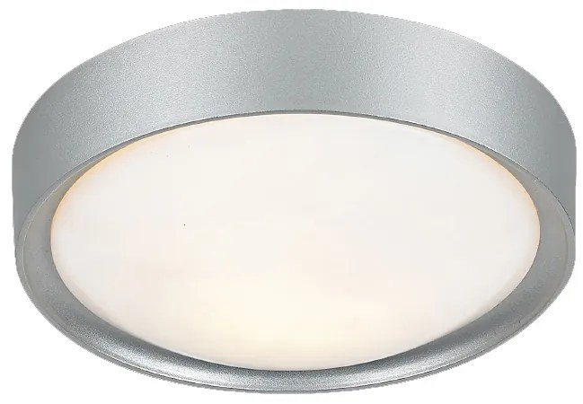 Φωτιστικό Πλαφονιέρα Aca Valletta DL250L Silver/White
