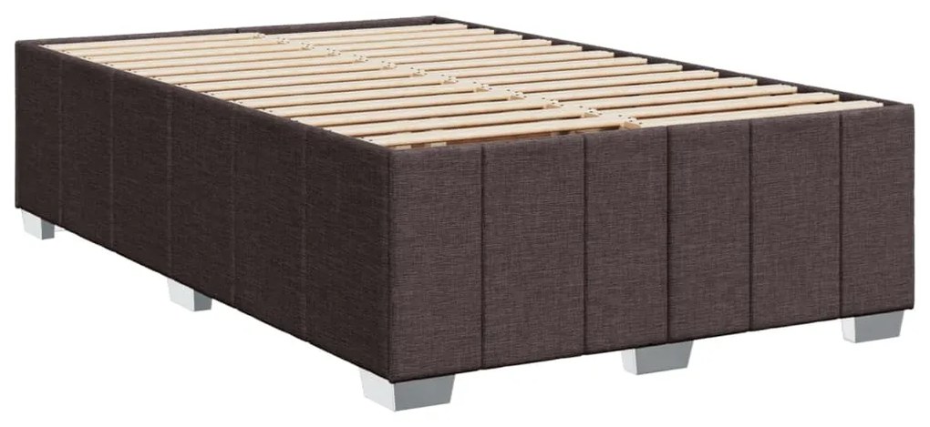 ΚΡΕΒΑΤΙ BOXSPRING ΜΕ ΣΤΡΩΜΑ ΣΚΟΥΡΟ ΚΑΦΕ 120X200 ΕΚ. ΥΦΑΣΜΑΤΙΝΟ 3289345