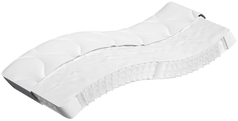 vidaXL Στρώμα με Pocket Springs Μεσαία Σκληρότητα 90x200 εκ.