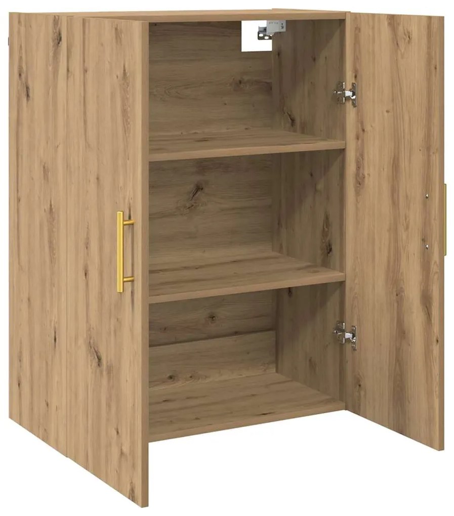 vidaXL Ντουλάπια Τοίχου 2 pcs artisan δρυς 69.5 x 34 x 90 εκ.