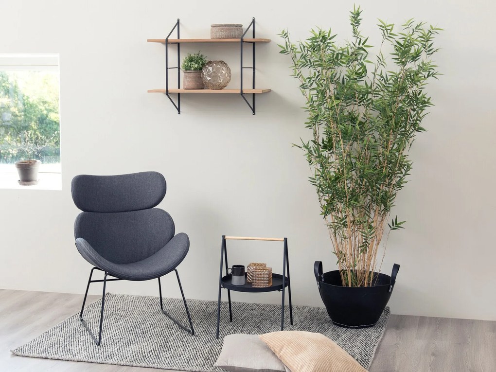 Πολυθρόνα Oakland 205, Γκρι, 91x69x79cm, 13 kg, Ταπισερί, Πόδια: Μέταλλο | Epipla1.gr