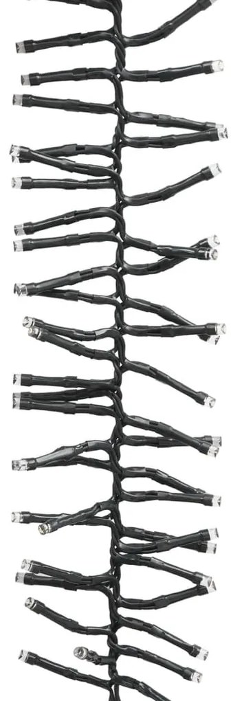 vidaXL Φωτάκια Cluster με 400 LED Παστέλ Πολύχρωμα 7,4 μ. από PVC