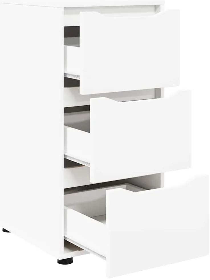 vidaXL Ντουλάπι αποθήκευσης Λευκό 40 x 48 x 81 εκ Επεξεργασμένο ξύλο