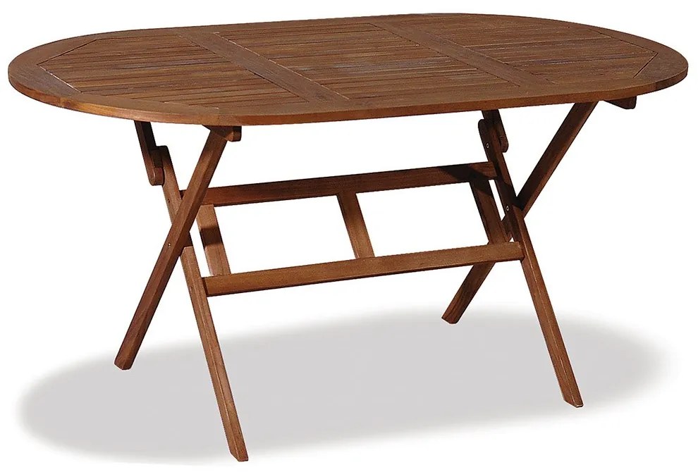 Τραπέζι Οβάλ Πτυσσόμενο CUT-15-85OF-AC 150x85x72cm Natural