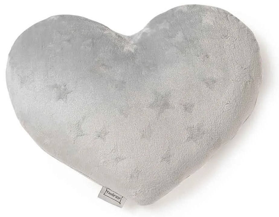 Διακοσμητικό Μαξιλάρι Melinen Starito Heart Silver