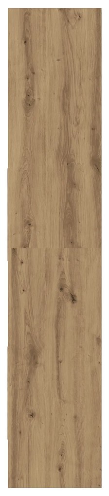 vidaXL Βιβλιοθήκη artisan δρυς 60 x 35 x 180 εκατοστά