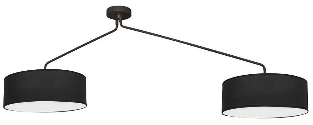 Φωτιστικό Οροφής Falcon 7950 6xE27 25W Black Nowodvorski Metal, Fabric