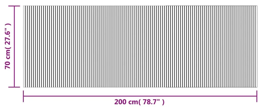 ΧΑΛΙ ΟΡΘΟΓΩΝΙΟ ΚΑΦΕ 70 X 200 ΕΚ. ΜΠΑΜΠΟΥ 376746