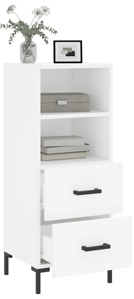 vidaXL Ντουλάπι Λευκό 34,5 x 34 x 90 εκ. από Επεξεργασμένο Ξύλο