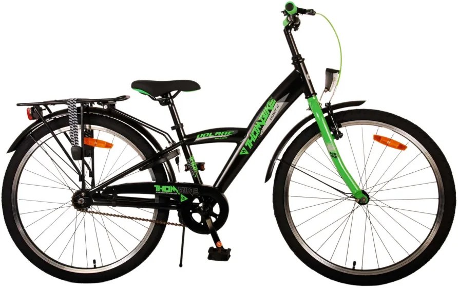 Thombike 24 Inch 23 cm Boys Coaster Brake BlackGreenVolare