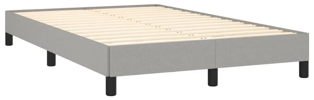 ΚΡΕΒΑΤΙ BOXSPRING ΜΕ ΣΤΡΩΜΑ ΑΝΟΙΧΤΟ ΓΚΡΙ 120X190 ΕΚ. ΥΦΑΣΜΑΤΙΝΟ 3269751