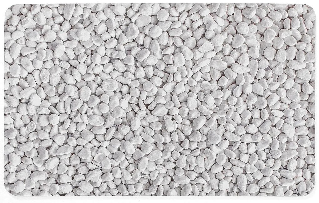 Υπεραπορροφητικό Πατάκι Μπάνιου Leandra Douceur d'intérieur από πολυεστέρα - καουτσούκ, με διαστάσεις 50x80cm